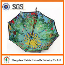 Top Quality 23'*8k Plastic Cover leaf shaped umbrella